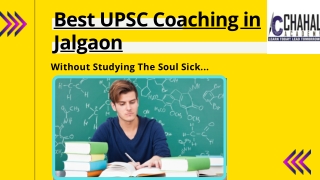 Best UPSC Coaching in Jalgaon