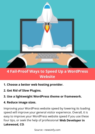 4 Fail-Proof Ways to Speed Up a WordPress Website