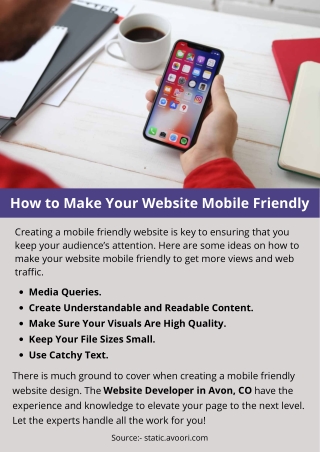 How to Make Your Website Mobile Friendly