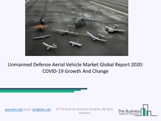 Global Unmanned Defense Aerial Vehicle Market Opportunities And Strategies To 2030