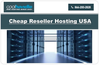 Cheap Reseller Hosting USA