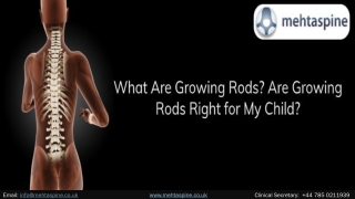 Growing Rods for Scoliosis in Children | Children Spine Specialist in UK