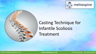 Casting Technique for Infantile Scoliosis Treatment | Mr Jwalant S. Mehta