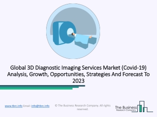 3D Diagnostic Imaging Services Market Opportunity And Growth Factors Analysis 2020-23