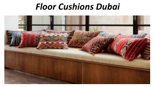 Floor Cushions Dubai