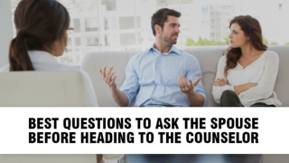 Tadalista 2.5 - Best Questions To Ask The Spouse Before Heading To The Counselor