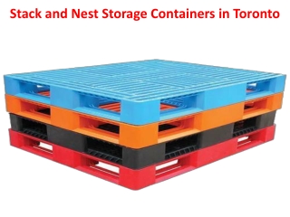 Stack and Nest Storage Containers in Toronto