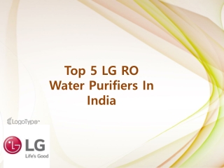 Top 5 LG RO Water Purifiers In India