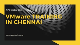 VMware Training In Chennai, Best VMware Certification Courses