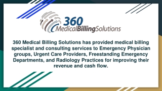 Texas Emergency Physicians Billing Services - 360 Medical Billing Solutions