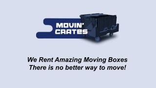 Rent Moving Crates Dallas - Movin' Crates
