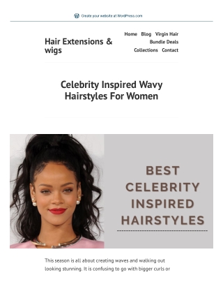 Celebrity Inspired Wavy Hairstyles For Women