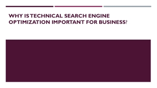 Technical SEO Services for Business
