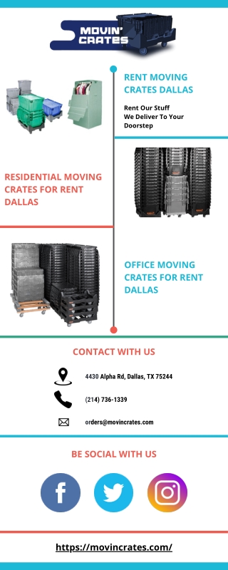 Rent Moving Crates Dallas