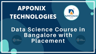 Data Science Course in Bangalore with Placement