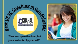 Best UPSC Coaching in Gandhinagar