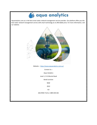 Aqua Analytics | Aquaanalytics.com.au