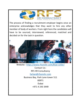 Manpower Recruitment | Dubai | Rfsonshr.com