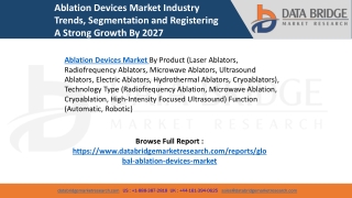 Ablation Devices Market