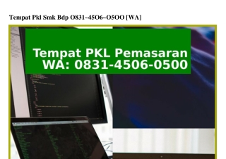 Tempat Pkl Smk Bdp Ö831~45Ö6~Ö5ÖÖ(whatsApp)