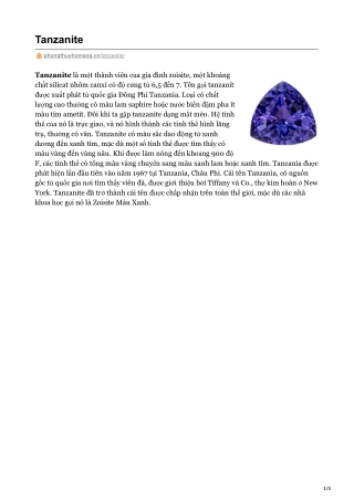 Tanzanite