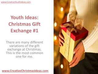 Youth Ideas: Christmas Gift Exchange #1