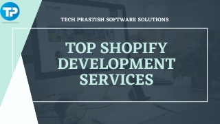 Professional Shopify Application Development Services