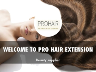 Detail Presentation About PRO HAIR EXTENSION