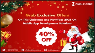 Grab Exclusive Offers On This Christmas and New Year 2021 On Mobile App Development Solutions