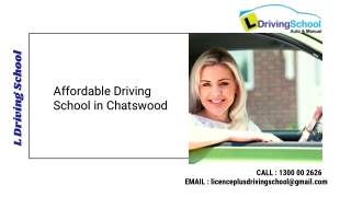 Affordable Driving School in Chatswood