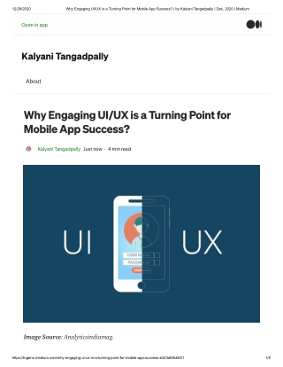 Why engaging UI/ UX is a turning point for mobile app success