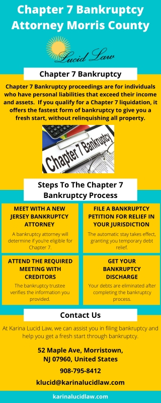 Chapter 7 Bankruptcy Attorney Morris County