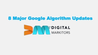 Major Google Algorithm Updates