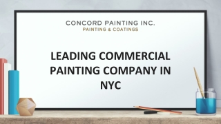 Leading Commercial Painting Company in NYC