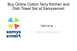 Buy Online Cotton Terry Kitchen and Dish Towel set 8 Pack Ribbed Green