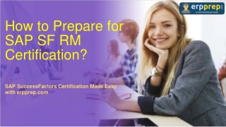 SAP SF RM C_THR83_2011 Certification : Study Guide and Questions