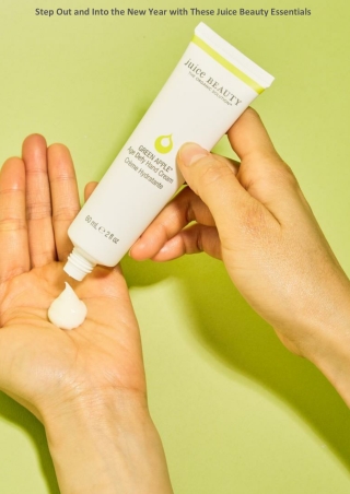 Step Out and Into the New Year with These Juice Beauty Essentials