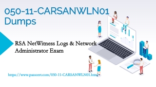 RSA NetWitness 050-11-CARSANWLN01 Dumps