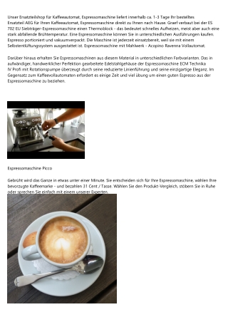 Espressomaschine Für Kapseln - Ein Überblick  2020
