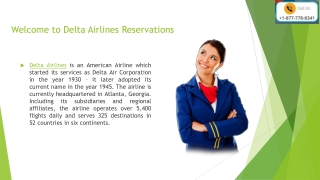 Delta Airlines Reservations