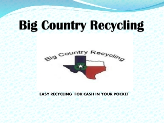 Brass Recycling Services in Texas