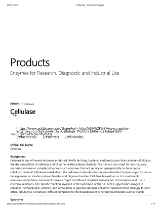 Cellulases