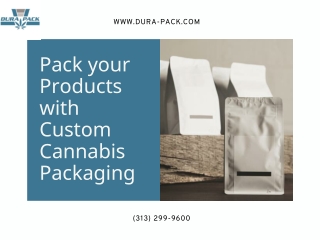 Pack your Products with Custom Cannabis Packaging