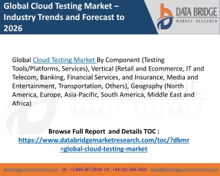 Cloud testing market