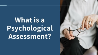 What is Psychological Assessment?