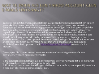 Yahoo Helpdesk bellen  kom hier voor een betere oplossing