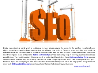 Online marketing firma & SEO Specialist Dublin