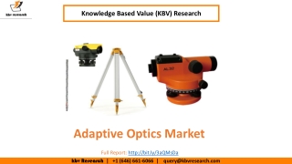 Adaptive Optics Market Size Worth $433.2 Million By 2026 - KBV Research