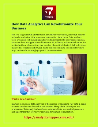 How Data Analytics Can Revolutionize Your Business