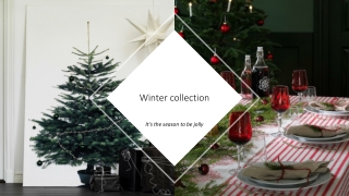 Buy Winter Holiday Collection Online in UAE